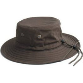 Men's Classic Cotton Hat - Dark Brown
