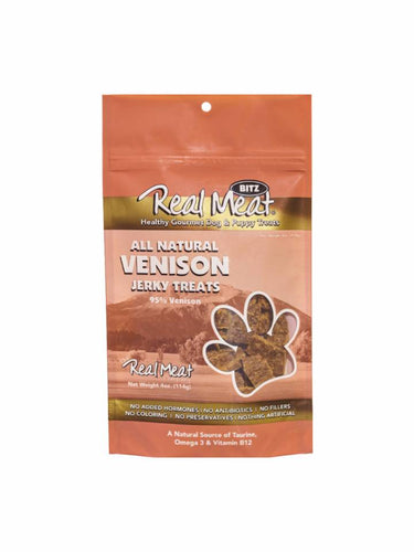The Real Meat Company Venison Bites Dog Treats (4 oz)