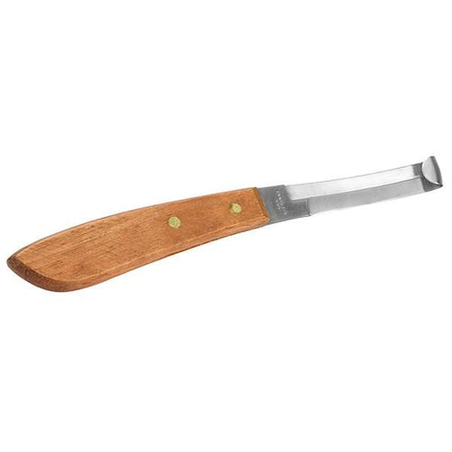 Weaver Double Edged Hoof Knife With Wooden Handle (8)