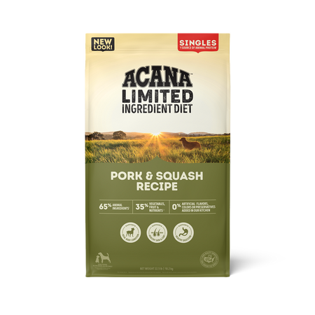 ACANA Singles Limited Ingredient Pork & Squash Recipe Dry Dog Food (4.5 Lb)