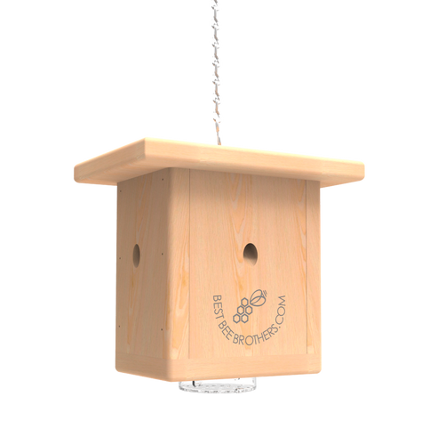 Best Bee Brothers Pine Wood Carpenter Bee Box Trap
