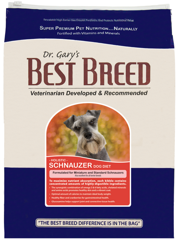 Dr. Gary's Best Breed Schnauzer Dog Diet (15 Lb)
