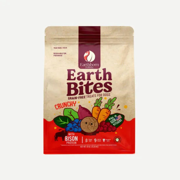Earthborn Holistic EarthBites Crunchy Bison Meal Recipe (10 oz)