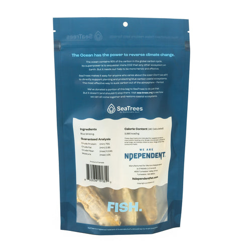 NDependent Fish Faroe Islands Blue Whiting Dog Treats (3 oz)