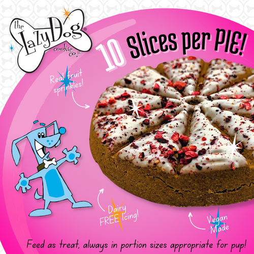 The Lazy Dog Cookie The Original Pup-PIE® Happy Birthday for a Darling Girl (5 Oz)