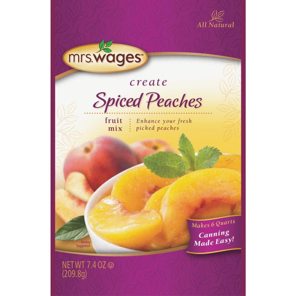 Mrs. Wages 7.4 Oz. Spiced Peach Mix