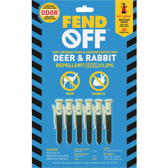Plant Pro-Tec Organic Oil Deer & Rabbit Repellent (25-Pack)