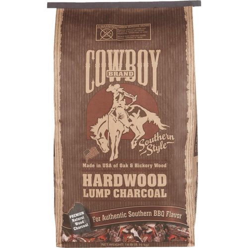 Cowboy 18 Lb. Hardwood Lump Charcoal