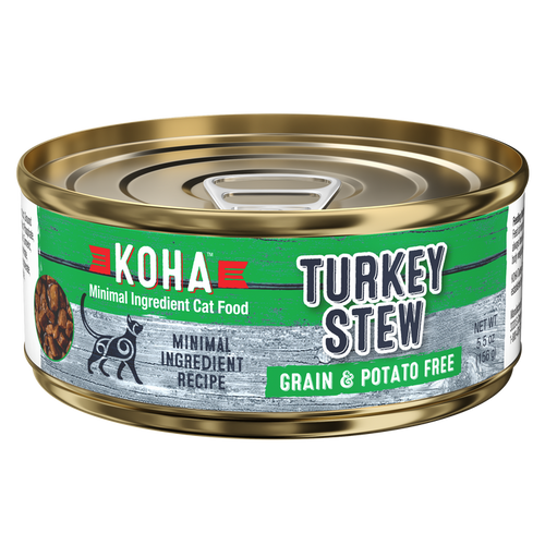 Koha Minimal Ingredient Turkey Stew for Cats (5.5 oz.)
