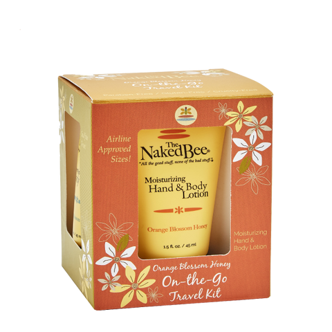 The Naked Bee Orange Blossom Honey On-The-Go Travel Kit