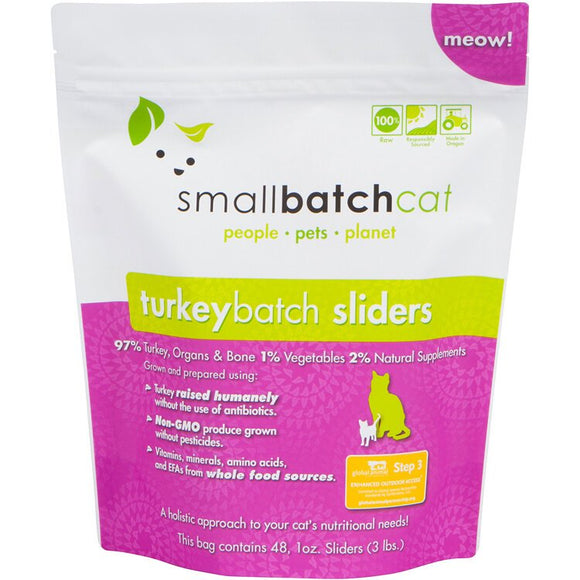 Smallbatch Frozen TurkeyBatch Cat Food