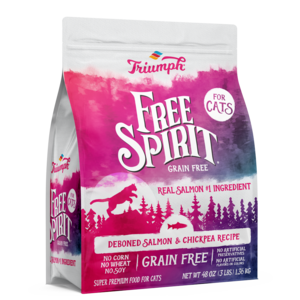 Triumph Free Spirit Grain Free Salmon & Chickpea Recipe Dry Cat Food