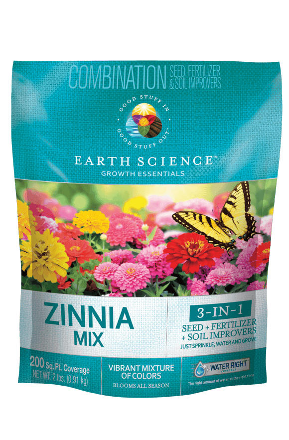 Earth Science Earth Science All-In-One Zinnia Wildflower Seed Mix