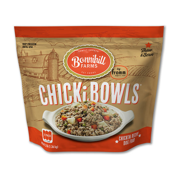 Bonnihill Farms ChickiBowls Chicken Recipe Dog Food (3 Lb Bag)