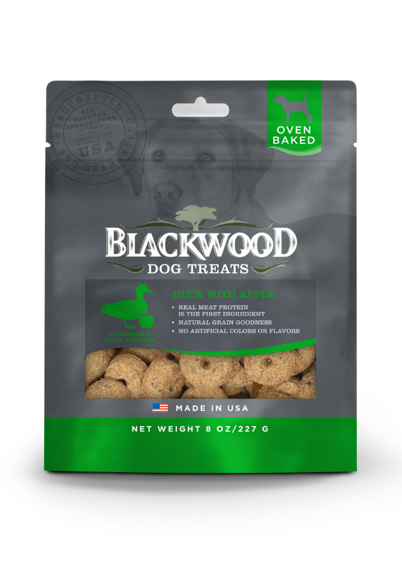 Blackwood Pet Foods Apple Dog Treats with Duck 8 oz