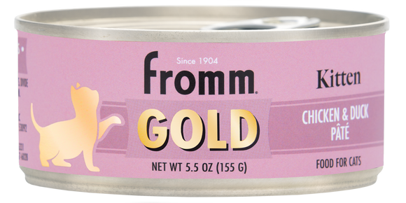 Fromm Kitten Gold Chicken and Duck Pâté Cat Food (5.5 oz, Single Can)