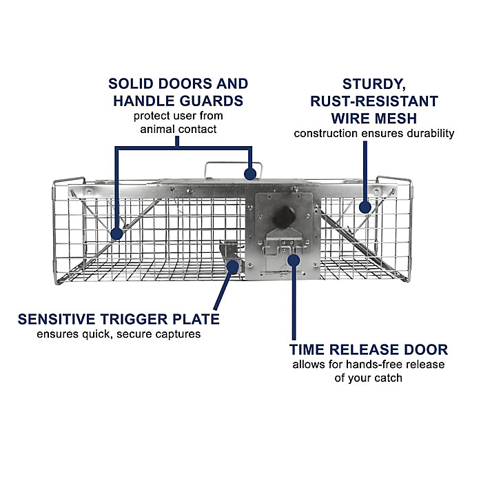 Havahart Live Animal Cage Two Door Trap