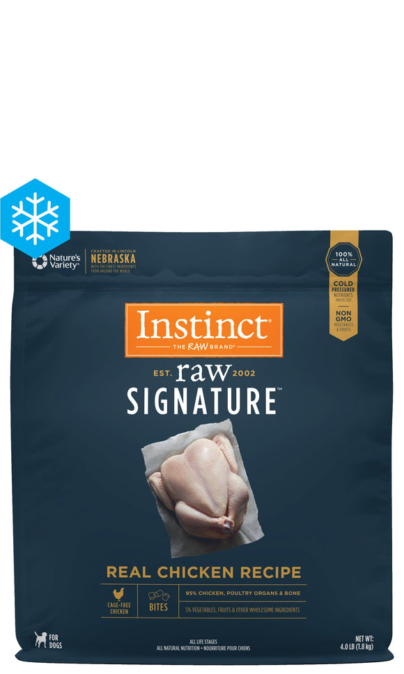 Instinct® Raw Signature™ Frozen Bites Real Chicken Recipe