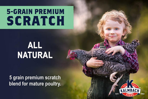 Kalmbach All-Natural 5-Grain Premium Scratch Grain (50 lb - Textured)
