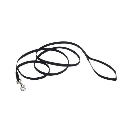 Coastal - Single-Ply Dog Leash, Black, 1 x 06'