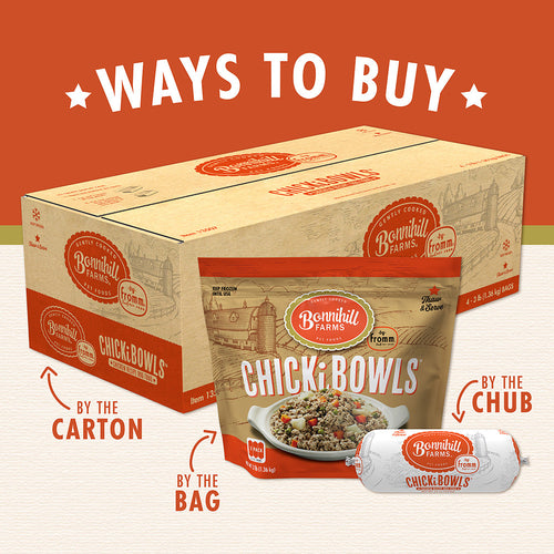 Bonnihill Farms ChickiBowls Chicken Recipe Dog Food (3 Lb Bag)