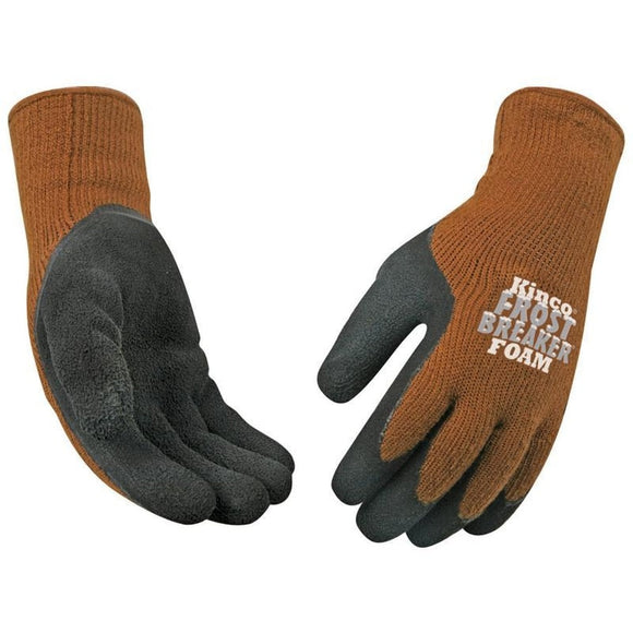 Kinco Frostbreaker Foam Latex Gripping Glove (Extra Large Brown/Gray)