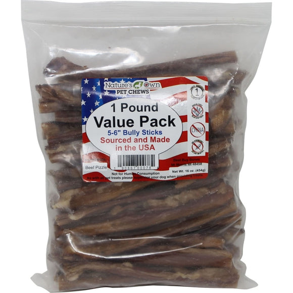 Nature's Own USA Bully Sticks Value Pack Treats
