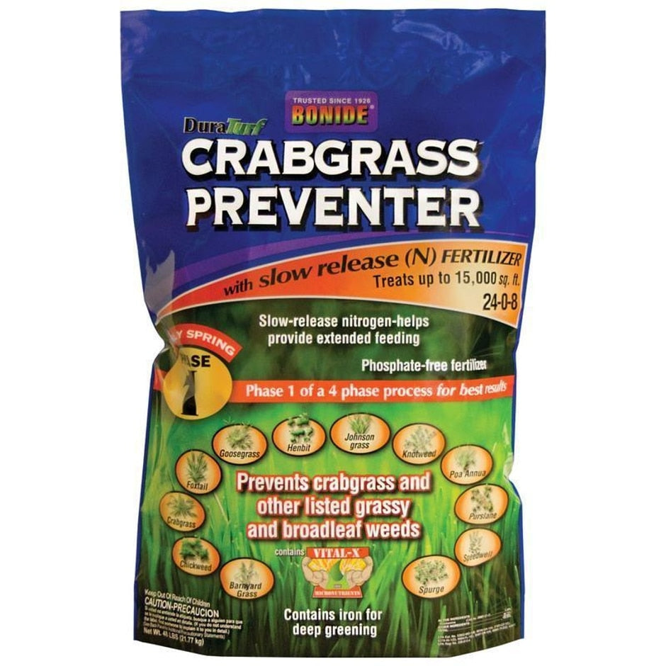 BONIDE CRABGRASS PREVENTER W/FERTILIZER 24-0-8 - Pittsburgh, PA ...