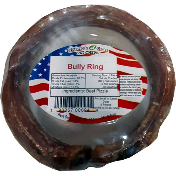Nature's Own Best Buy Bones USA Premium Bully Ring (Beef - 4 inch)
