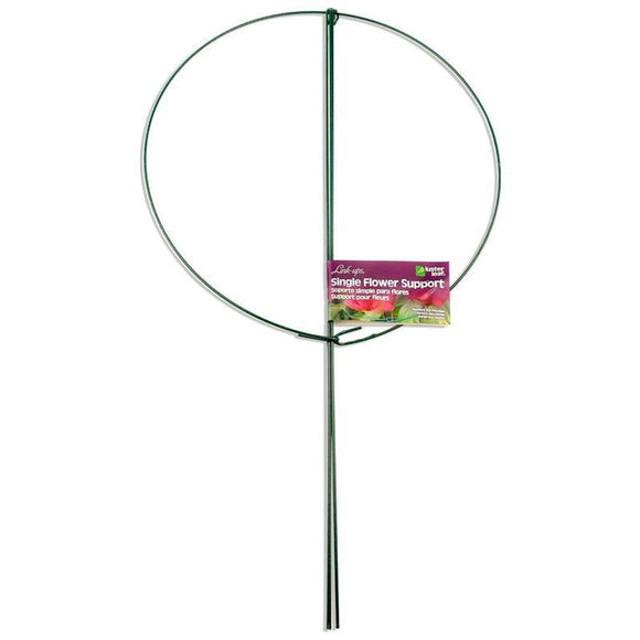 LUSTER LEAF LINK-UPS SINGLE FLOWER SUPPORT (18X30 IN, GREEN)