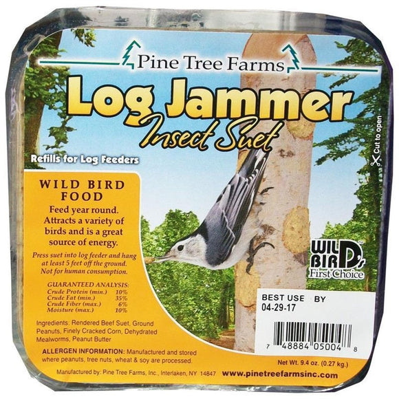 Pine Tree Farms Log Jammer Insect Suet Plugs