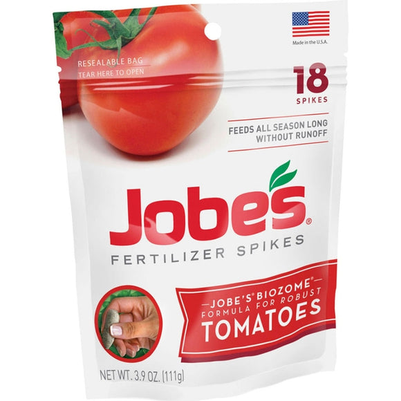 JOBE'S FERTILIZER SPIKES FOR TOMATOES (18 PACK)