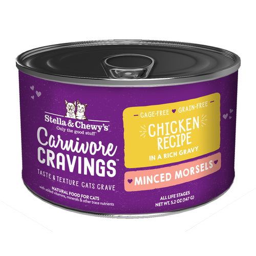 Stella & Chewy's Carnivore Cravings - Minced Morsels Chicken Recipe for Cats